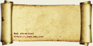 Jasna Pljakić vizit kartica